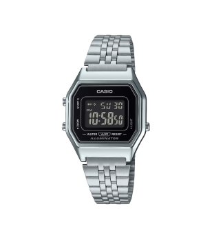 Унисекс сребрист дигитален часовник CASIO снимка