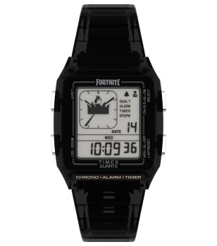 Мъжки черен дигитален часовник Timex Fortnite снимка