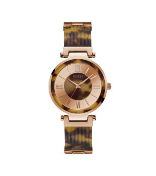 Дамски розово-златист часовник с костенурков ефект GUESS SOHO снимка