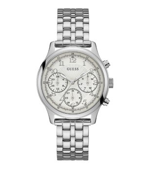 Дамски сребрист часовник от неръждаема стомана Guess Taylor снимка