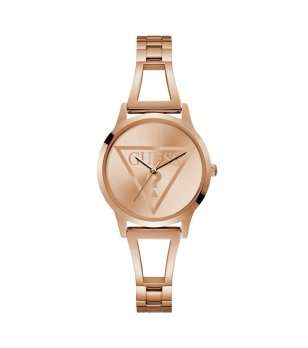 Дамски розово-златист часовник с метална верижка Guess Lola снимка