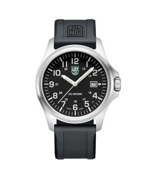Мъжки сребристо-черен часовник Luminox снимка