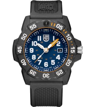 Мъжки черен часовник със син циферблат Navy SEAL Foundation Exclusive 515 Luminox снимка
