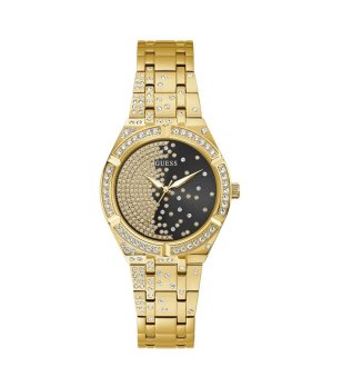 Дамски златист часовник с кристали AFTERGLOW Guess снимка