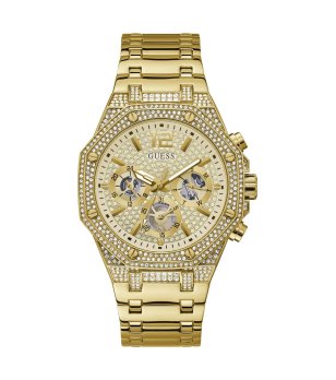 Мъжки златист часовник със стоманена верижка Guess MOMENTUM снимка