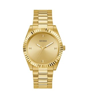 Златист мъжки часовник с метална верижка CONNOISSEUR Guess снимка