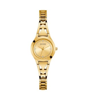 Дамски златист часовник с метална верижка Guess TESSA снимка
