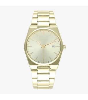 Унисекс златист часовник с метална верижка Air Gold Radiant снимка