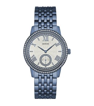 Дамски син часовник с кристали Guess Gramercy снимка