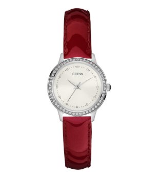 Дамски червен часовник с кристали Guess CHELSEA снимка