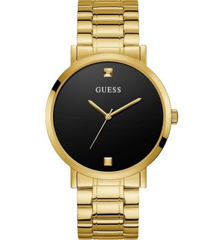 Мъжки златист часовник с черен циферблат Guess SUPERNOVA снимка