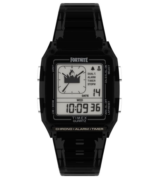 Мъжки черен дигитален часовник Timex Fortnite снимка