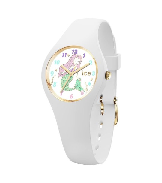 Детски бял часовник с русалка ICE Fantasia White Mermaid Extra Small снимка