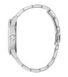 Дамски сребрист часовник с кристали Guess-1 снимка