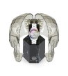 Дамски бял керамичен часовник с цветни инкрустации PLEIN CHRONO ROYAL 46 MM-1 снимка