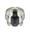 Мъжки черен часовник със скелетон циферблат Philipp Plein-2 снимка