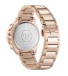 Мъжки часовник в розово злато с кафяв циферблат NOBILE LADY-CHRONOMETER Philipp Plein-1 снимка