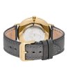 Унисекс златист часовник със сива кожена каишка Paul Hewitt SAILOR LINE-1 снимка