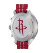 Мъжки сребрист часовник с червена текстилна верижка Tissot QUICKSTER GTS NBA-2 снимка