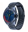 Мъжки черен часовник с метална верижка Tommy Hilfiger-1 снимка
