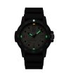 Мъжки черен часовник с жълт циферблат Luminox Sea Bass Carbonox-1 снимка
