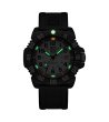 Мъжки черен часовник с бежов циферблат Luminox Sea Lion-1 снимка