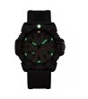 Мъжки черен часовник с оранжев циферблат Luminox-1 снимка
