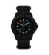 Мъжки черен часовник с зелена текстилна каишка Luminox RECON 8820-1 снимка