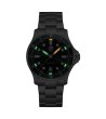 Мъжки сребрист часовник със зелен циферблат Luminox-1 снимка
