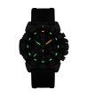 Мъжки сив часовник с черна каучукова верижка Luminox Navy Seal Steel-1 снимка