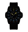 Мъжки черен часовник със син циферблат Navy SEAL Foundation Exclusive 515 Luminox-1 снимка