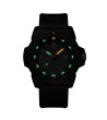 Мъжки черен часовник с каучукова верижка Luminox Navy Seal Carbonox 515-1 снимка