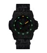 Мъжки черен аналогов часовник с камуфлажна найлонова каишка Luminox NAVY SEAL DIVER 3500-CARBONOX-1 снимка