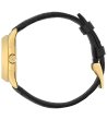 Дамски черен часовник с кожена каишка GUCCI G-Timeless-2 снимка