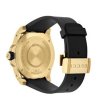 Мъжки черно-златист часовник с каучукова верижка GUCCI-1 снимка