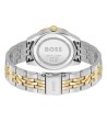Дамски сребристо-златист часовник BOSS-1 снимка