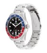 Мъжки сребрист часовник с черен циферблат и GMT функция Tommy Hilfiger-1 снимка
