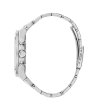 Мъжки сребрист часовник с кристали PEGASUS Guess-1 снимка