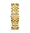 Мъжки златист часовник със син циферблат Guess-2 снимка