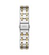 Дамски двуцветен часовник с черен циферблат и кристали DESIRE Guess-1 снимка