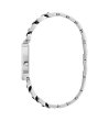 Дамски сребрист часовник с триъгълна каса Guess Fame-2 снимка