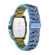 Мъжки син часовник Guess NILE Multifunction с релефна верижка-1 снимка