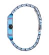 Мъжки син часовник Guess NILE Multifunction с релефна верижка-2 снимка