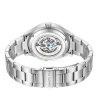 Мъжки сребрист часовник с автоматичен механизъм и син циферблат Kenneth Cole-1 снимка
