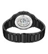 Мъжки черен автоматичен часовник със скелетон циферблат Kenneth Cole-1 снимка