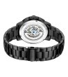 Мъжки зелен автоматичен часовник с открит механизъм Kenneth Cole-1 снимка