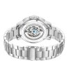 Мъжки сребрист часовник с автоматичен механизъм и син циферблат Kenneth Cole-1 снимка