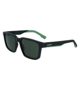Мъжки слънчеви очила в черно и зелено Lacoste снимка