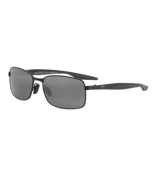 Черни унисекс слънчеви очила с метална рамка MAUI JIM снимка