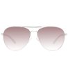 Дамски сребристи слънчеви очила тип авиатор Guess-1 снимка